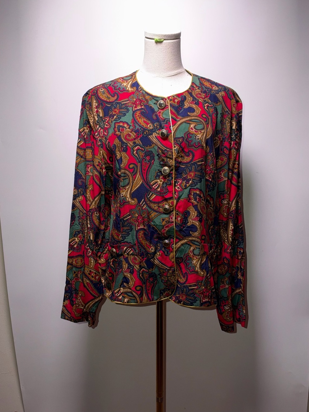 Norton McNaughton Paisley-Print Unstructured Blazer